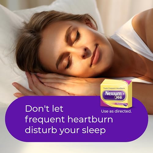 Nexium 24HR Acid Reducer Heartburn Relief Tablets for All-Day and All-Night Protection from Frequent Heartburn, Heartburn Medicine with Esomeprazole Magnesium - 42 Count - Image 5