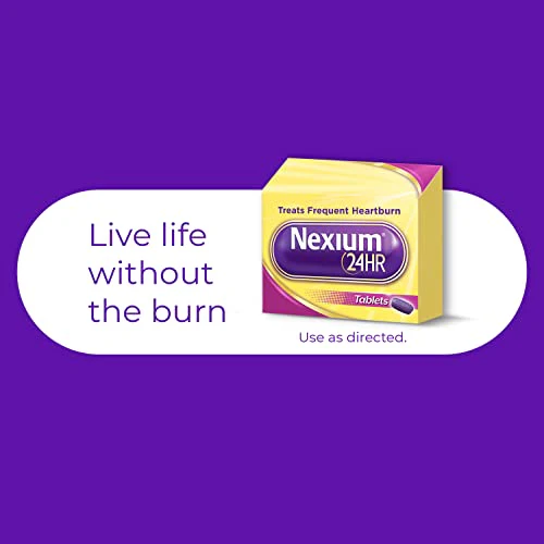 Nexium 24HR Acid Reducer Heartburn Relief Tablets for All-Day and All-Night Protection from Frequent Heartburn, Heartburn Medicine with Esomeprazole Magnesium - 42 Count - Image 9