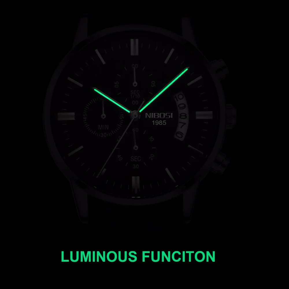 NIBOSI Man Watch 2023 Relogio Masculino Mens Watches Top Luxury Brand Sport Military Quartz Watch Men Wristwatch Male Clock Saat - Image 26