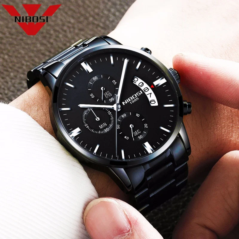 NIBOSI Men Watches Luxury Famous Top Brand Men's Fashion Casual Dress Watch Military Quartz Wristwatches Relogio Masculino Saat - Image 26