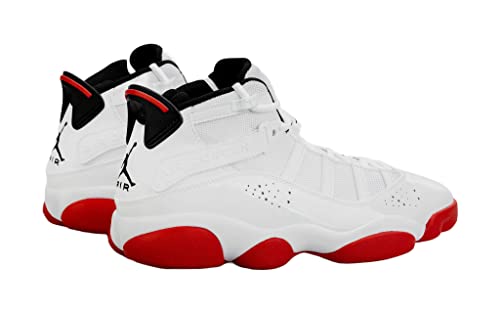 Nike Jordan Men's 6 Rings Basketball Shoes 322992-012 White/University Red 11 - Image 3