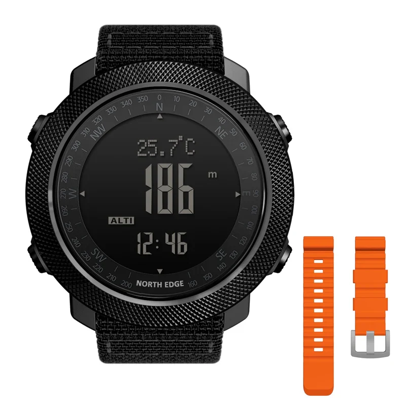 NORTH EDGE Men's sport Digital watch Hours Running Swimming Military Army watches Altimeter Barometer Compass waterproof 50m - Image 22