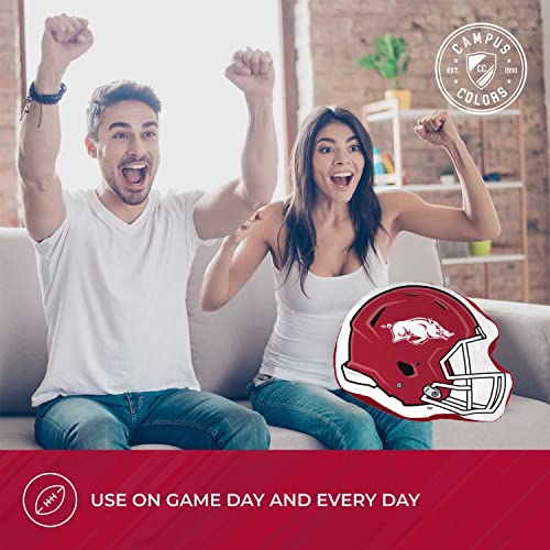 Northwest NCAA Helmet Super Soft Football Pillow - 16" - Decorative Pillows for Sofa or Bedroom - Perfect for Game Day (Arkansas Razorbacks - Red) - Image 6