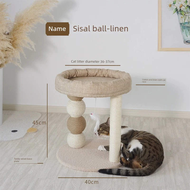 Not Covering an Area of Small Apartment Integrated Cat Climbing Frame - Image 7