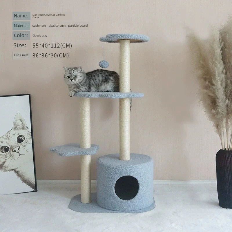 Not Covering an Area of Small Apartment Integrated Cat Climbing Frame - Image 9