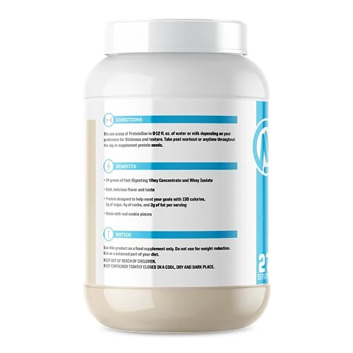 NutraOne ProteinOne Whey Protein Promote Recovery and Build Muscle with a Protein Shake Powder for Men & Women (Caramel Cookie Crunch, 2 LB) - Image 8