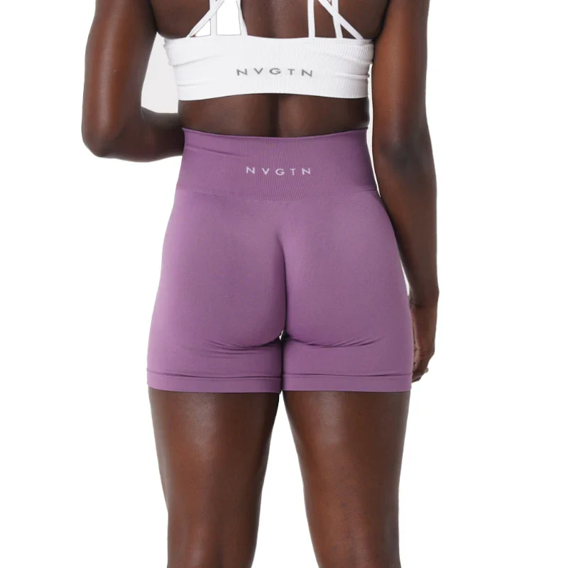 NVGTN Spandex Solid Seamless Shorts Women Soft Workout Tights Fitness Outfits Yoga Pants Gym Wear - Image 12