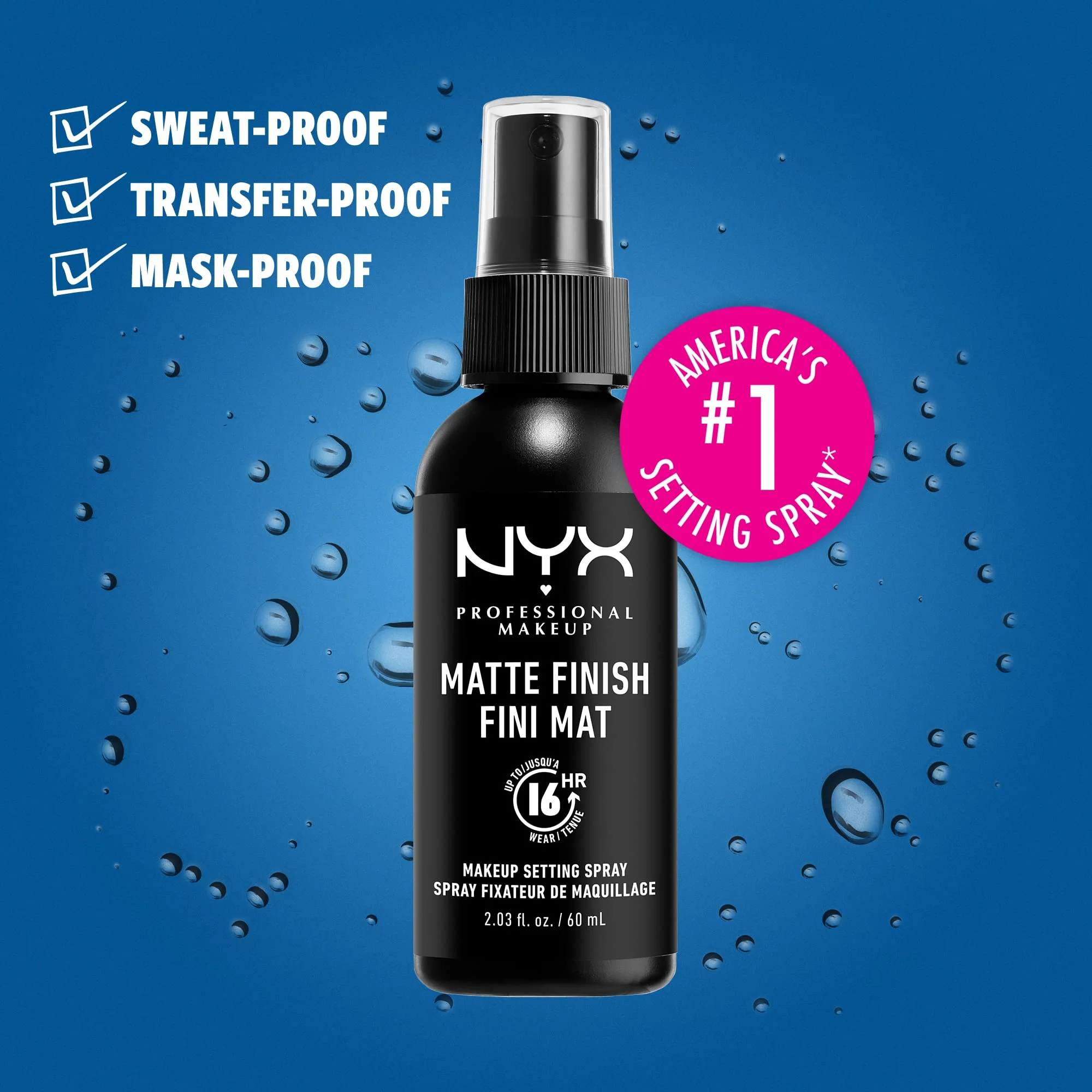 NYX PROFESSIONAL MAKEUP Makeup Setting Spray - Matte + Dewy Finish ( Pack Of 2), Vegan Formula (Packaging May Vary) - Image 8