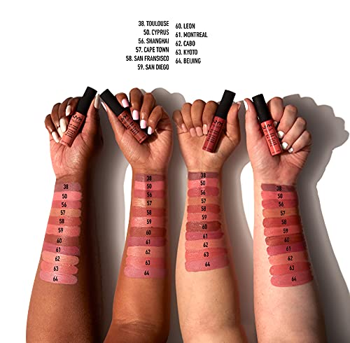 NYX PROFESSIONAL MAKEUP Soft Matte Lip Cream, Lightweight Liquid Lipstick - Beijing (Light Dusty Rose) - Image 3