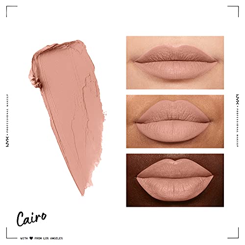 NYX PROFESSIONAL MAKEUP Soft Matte Lip Cream, Lightweight Liquid Lipstick - Cairo (Matte Pure Nude) - Image 6