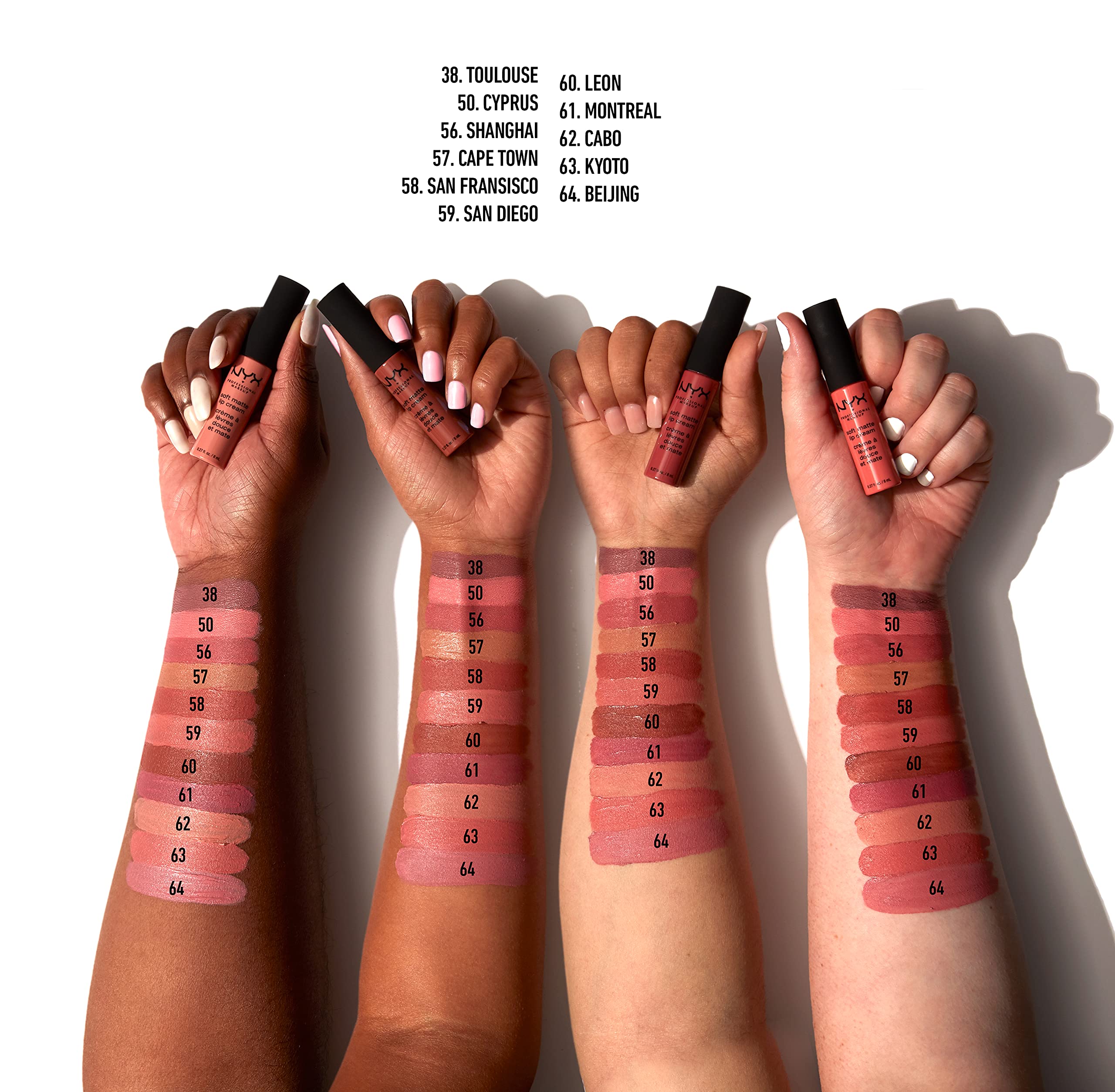NYX PROFESSIONAL MAKEUP Soft Matte Lip Cream, Lightweight Liquid Lipstick - Cape Town (Nude Sand) - Image 3