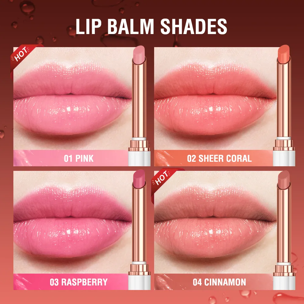 O.TWO.O Lip Balm Colors Ever-changing Lips Plumper Oil Moisturizing Long Lasting With Natural Beeswax Lip Gloss Makeup Lip Care - Image 3