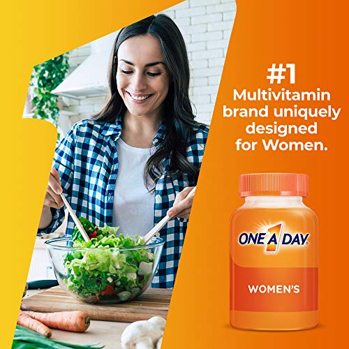 One A Day Women’s Multivitamin Gummies, Supplement with Vitamin A, Vitamin C, Vitamin D, Vitamin E and Zinc for Immune Health Support, Calcium & more, Orange, 230 count, Fruity - Image 2
