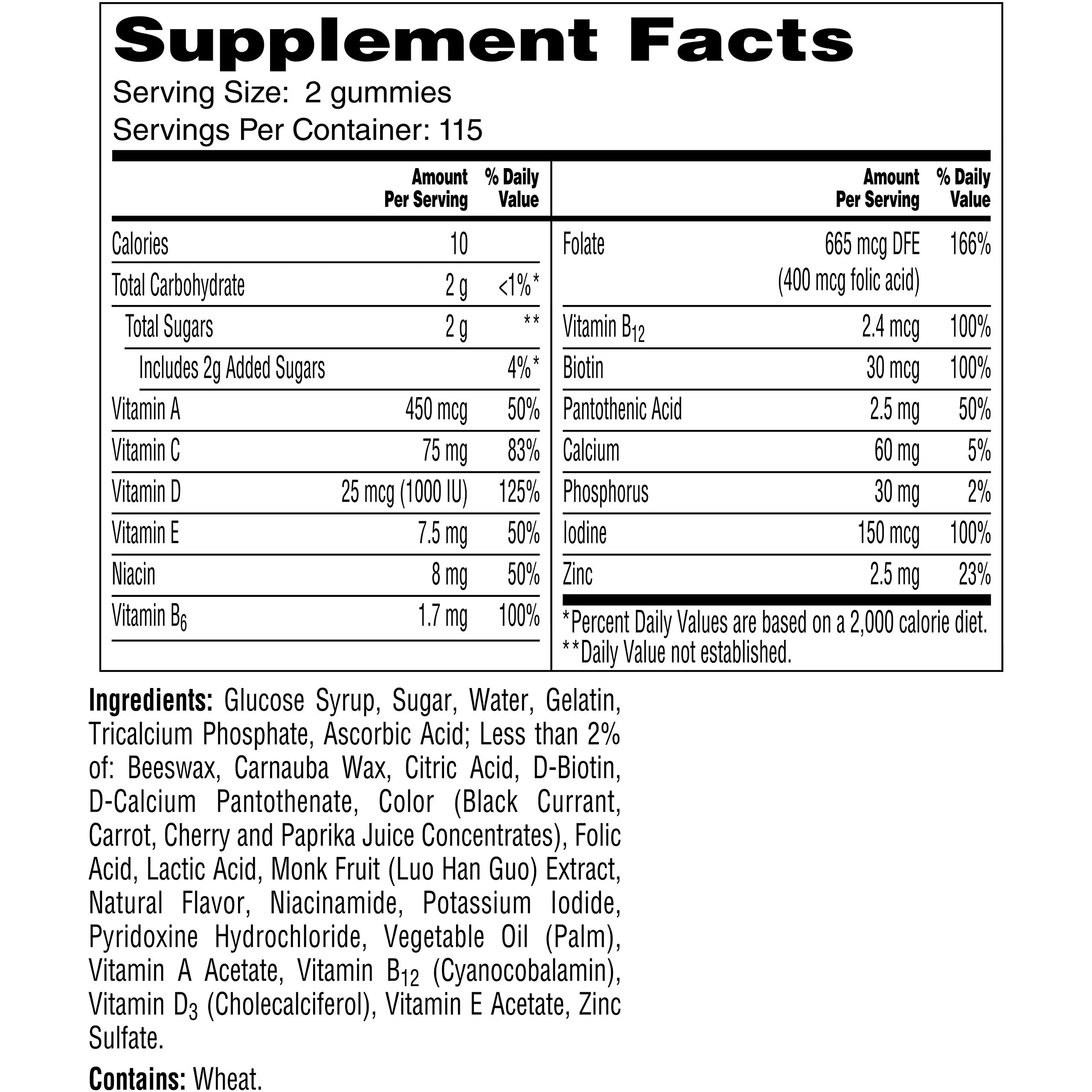 One A Day Women’s Multivitamin Gummies, Supplement with Vitamin A, Vitamin C, Vitamin D, Vitamin E and Zinc for Immune Health Support, Calcium & more, Orange, 230 count, Fruity - Image 6