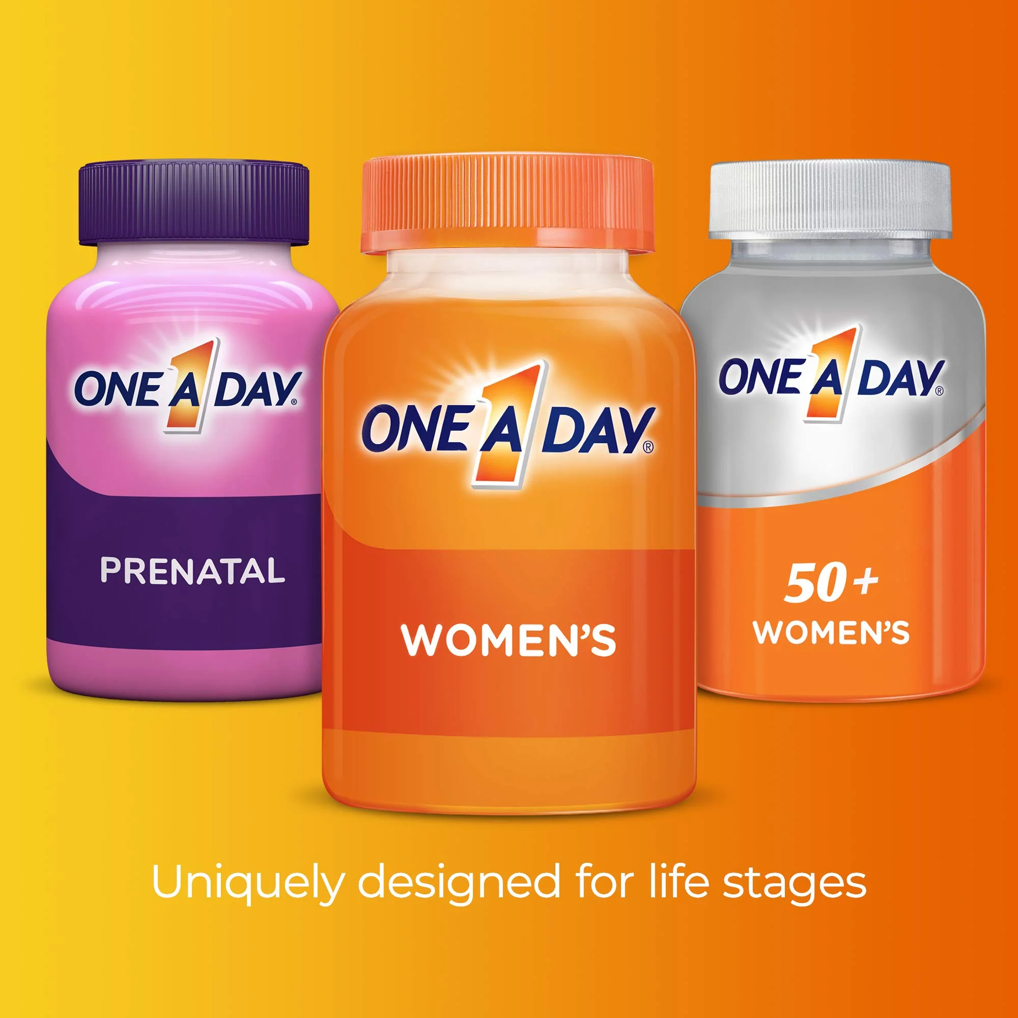 One A Day Women’s Multivitamin Gummies, Supplement with Vitamin A, Vitamin C, Vitamin D, Vitamin E and Zinc for Immune Health Support, Calcium & more, Orange, 230 count, Fruity - Image 8