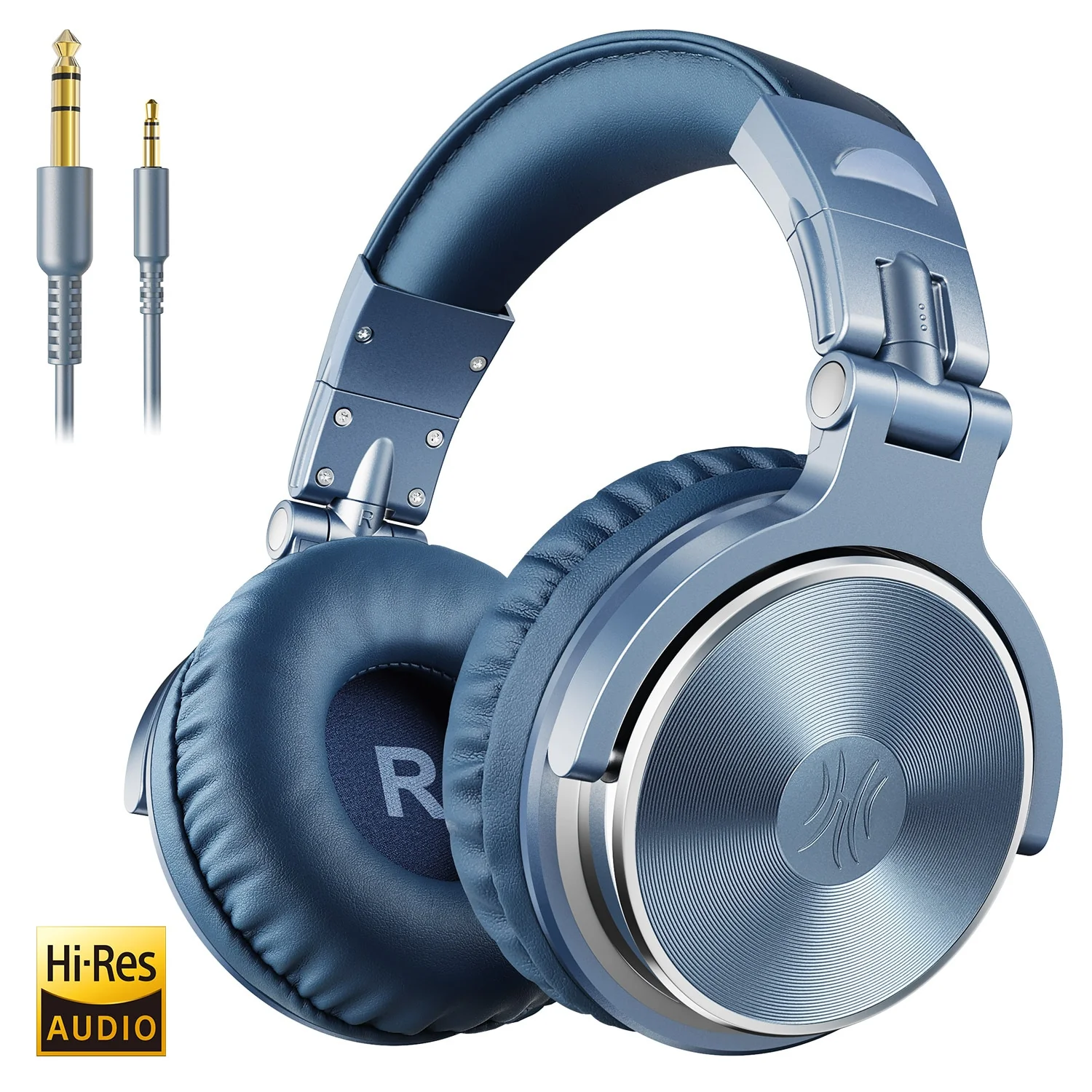 Oneodio Studio DJ Headphones With Microphone Stereo Deep Bass Over Ear Headphone With 3.5/6.3mm Jack for Monitoring Recording - Image 3