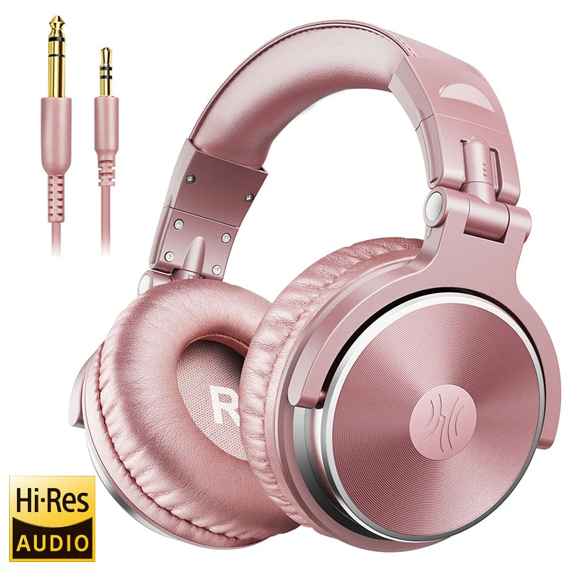 Oneodio Studio DJ Headphones With Microphone Stereo Deep Bass Over Ear Headphone With 3.5/6.3mm Jack for Monitoring Recording - Image 7