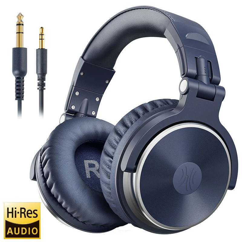 Oneodio Studio DJ Headphones With Microphone Stereo Deep Bass Over Ear Headphone With 3.5/6.3mm Jack for Monitoring Recording - Image 8