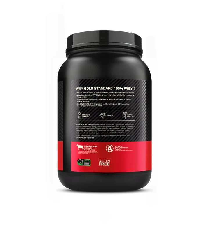 Optimum Nutrition Gold Standard 100% Whey Protein Powder, Chocolate Hazelnut, 2 Pound (Pack of 1) - Image 2