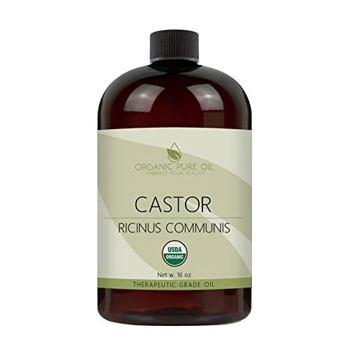 Organic Castor Oil | USDA Certified Organic, 100% Pure and Cold Pressed, Refined, Non-GMO Hexane-Free - 16 oz - for Skin, Hair, Nails, Body, Eyelashes, Growth, Conditions, Nourishes & Hydrates - Image 2