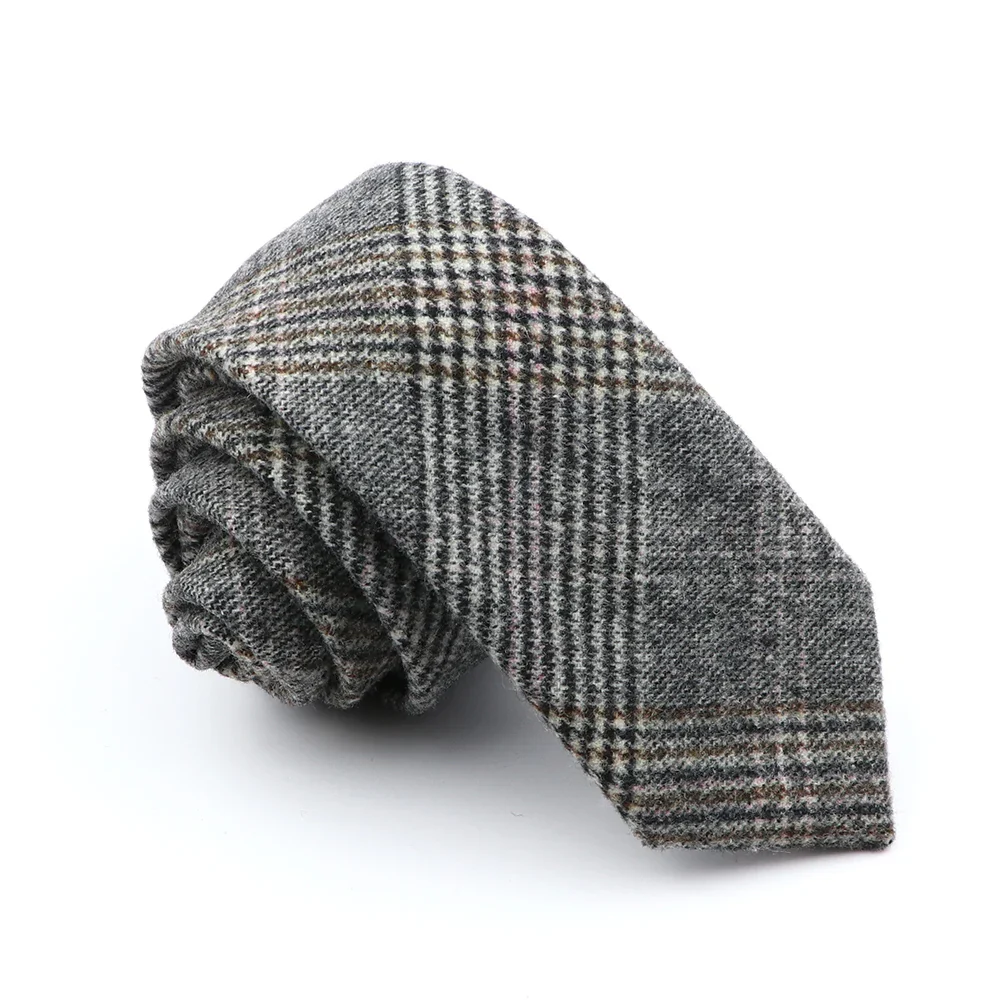 Original Wool Tie High Quality Gift Ties Handmade Soft Casual Fashion Men Woven Skinny Necktie For Wedding Party New Arrival - Image 10