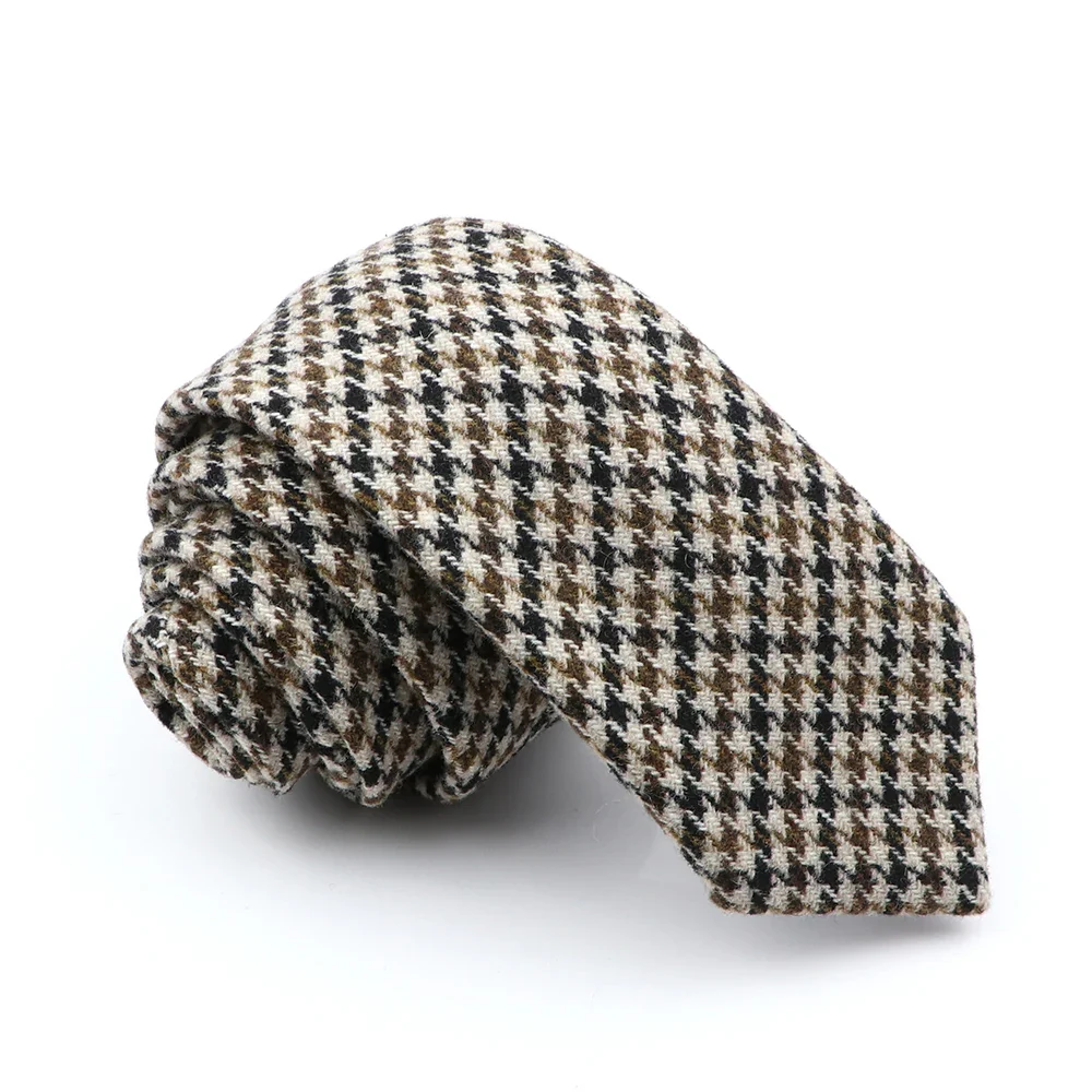 Original Wool Tie High Quality Gift Ties Handmade Soft Casual Fashion Men Woven Skinny Necktie For Wedding Party New Arrival - Image 11