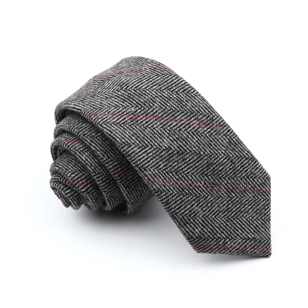 Original Wool Tie High Quality Gift Ties Handmade Soft Casual Fashion Men Woven Skinny Necktie For Wedding Party New Arrival - Image 12
