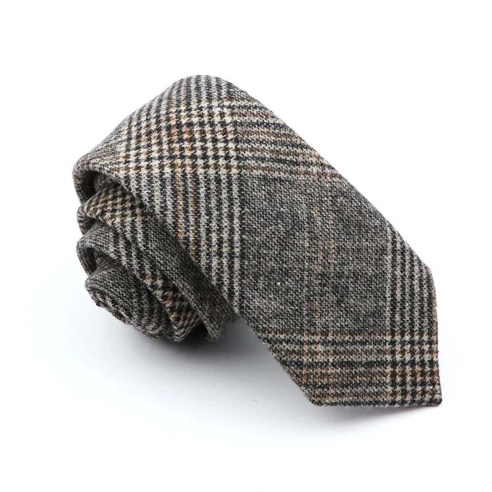 Original Wool Tie High Quality Gift Ties Handmade Soft Casual Fashion Men Woven Skinny Necktie For Wedding Party New Arrival - Image 14