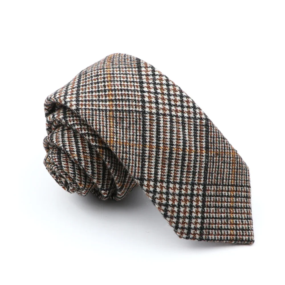 Original Wool Tie High Quality Gift Ties Handmade Soft Casual Fashion Men Woven Skinny Necktie For Wedding Party New Arrival - Image 16