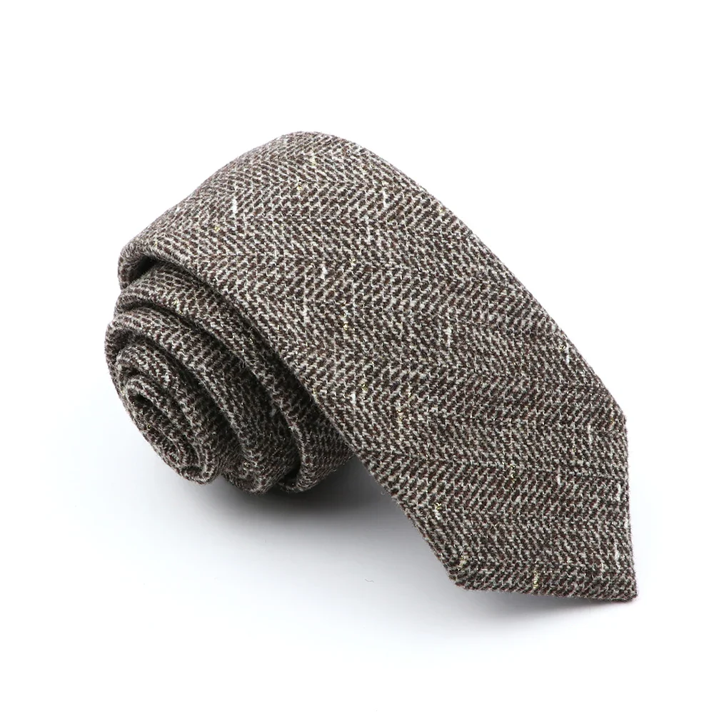 Original Wool Tie High Quality Gift Ties Handmade Soft Casual Fashion Men Woven Skinny Necktie For Wedding Party New Arrival - Image 17