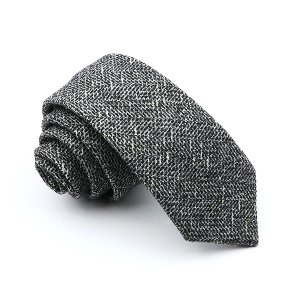Original Wool Tie High Quality Gift Ties Handmade Soft Casual Fashion Men Woven Skinny Necktie For Wedding Party New Arrival - Image 18