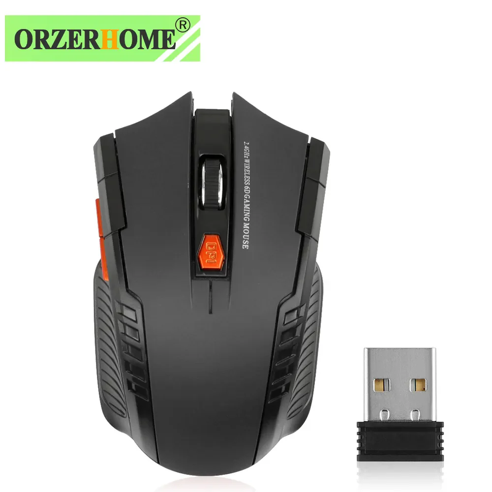 ORZERHOME 2.4GHz Wireless Mouse Optical Mice with USB Receiver Gamer 1600DPI 6 Buttons Mouse For Computer PC Laptop Accessories - Image 7