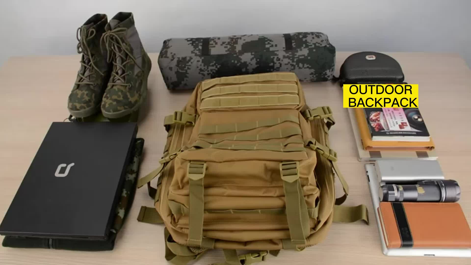 Outdoor Backpack Large 3 Day Pack Molle Bag Backpack Bug Out Bag Hiking Treeking Rucksack - Image 8