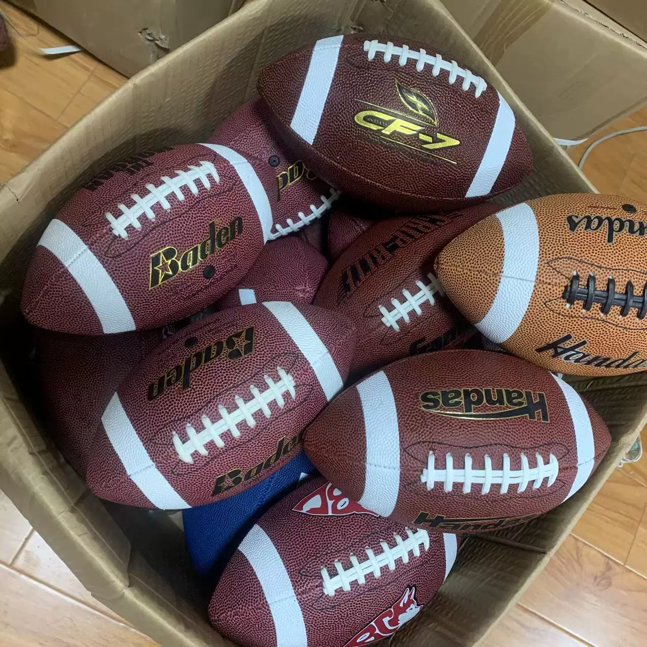Outdoor Kids Toys Do Not Hurt Soft Leather American Football - Image 37