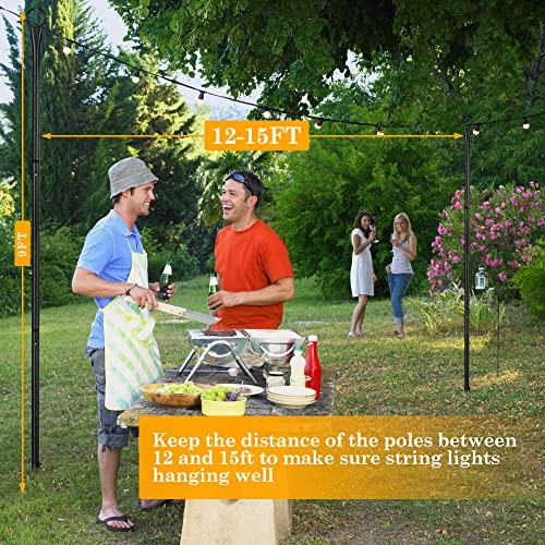 Outside String Light Poles - Image 2