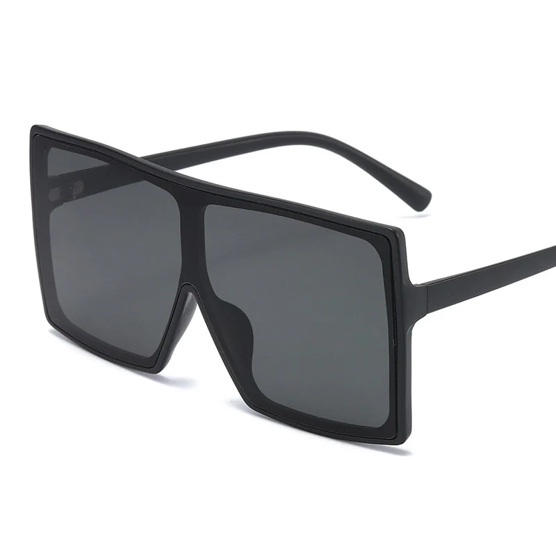 Oversized Square Sunglasses Women 2020 Fashion Gradient Sunglasses Men Glasses Luxury Brand Sunglasses Ladies UV400 eEyewear - Image 2