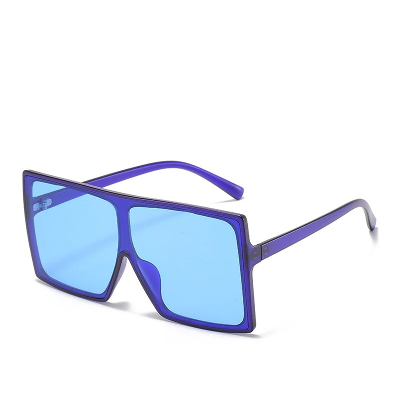 Oversized Square Sunglasses Women 2020 Fashion Gradient Sunglasses Men Glasses Luxury Brand Sunglasses Ladies UV400 eEyewear - Image 3