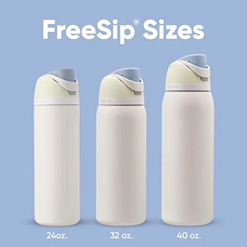 Owala FreeSip Insulated Stainless Steel Water Bottle with Straw for Sports and Travel, BPA-Free, 24oz, Iced Breeze - Image 3