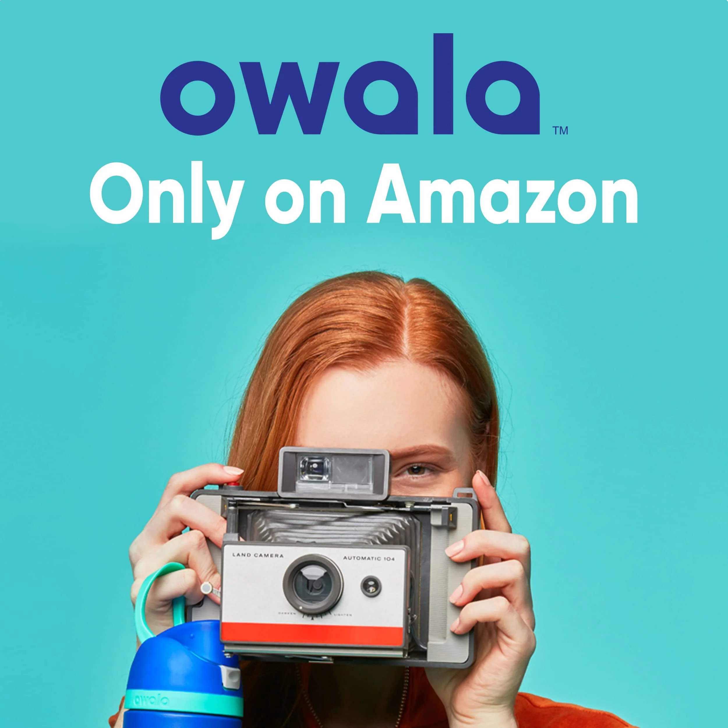 Owala FreeSip Insulated Stainless Steel Water Bottle with Straw for Sports and Travel, BPA-Free, 40-oz, Blue/Teal (Denim) - Image 4