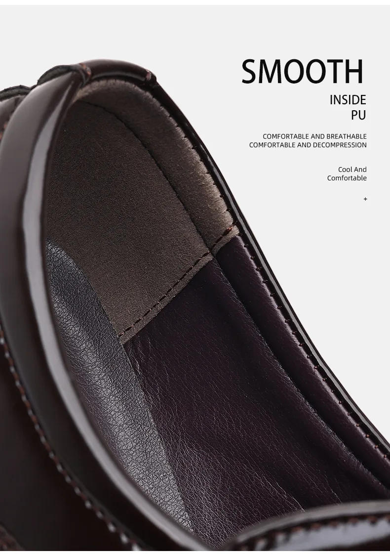 Oxford Shoes Men's Luxury Lacquer Wedding Shoe Pointed Toe Dress Shoes for Men Classic Business Men Leather Shoes Big Size 38-48 - Image 17