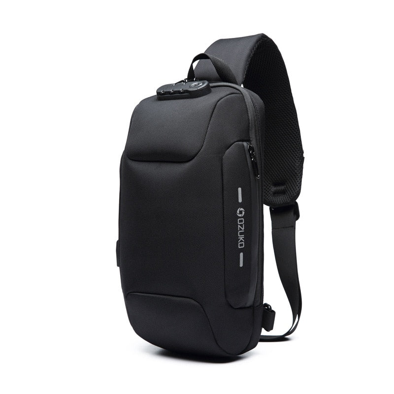 OZUKO 2022 New Multifunction Crossbody Bag for Men Anti-theft Shoulder Messenger Bags Male Waterproof Short Trip Chest Bag Pack - Image 5
