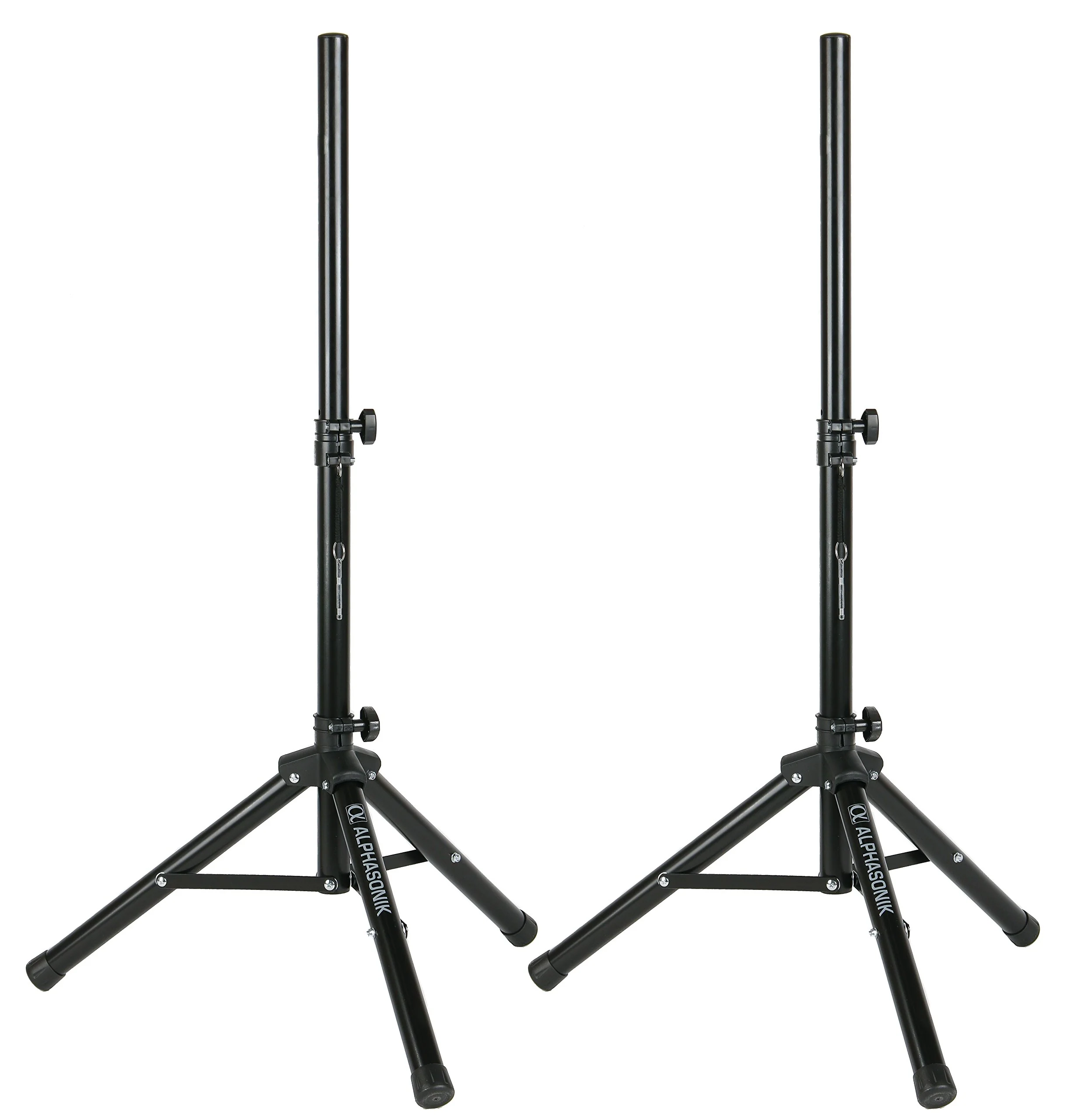 Pair Alphasonik All-in-one 15" Powered 2500W PRO DJ Amplified Loud Speakers Tripod Stands Cable and Microphone - Image 3