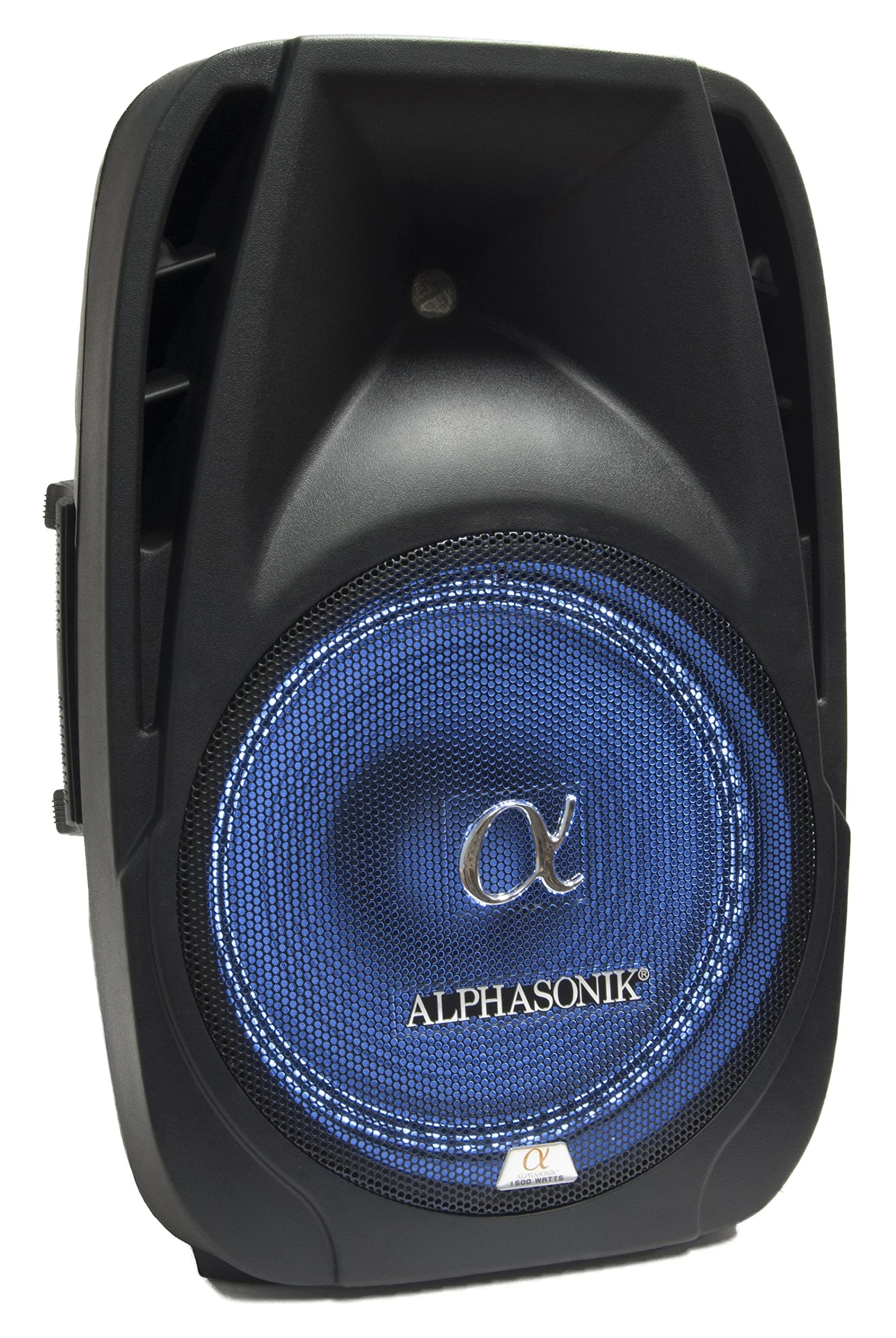 Pair Alphasonik All-in-one 15" Powered 2500W PRO DJ Amplified Loud Speakers Tripod Stands Cable and Microphone - Image 4