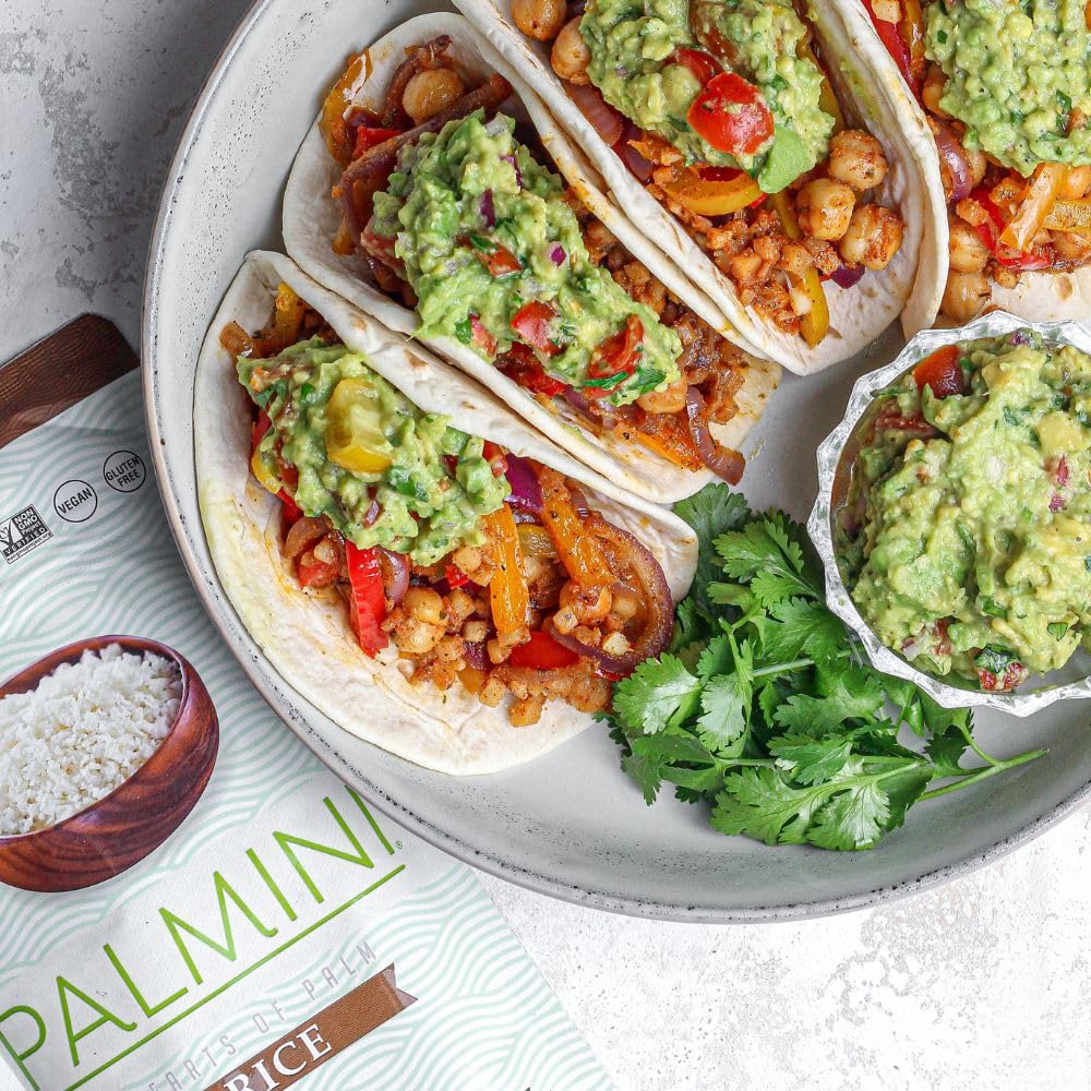 Palmini Rice | Low-Carb, Low-Calorie Hearts of Palm Rice | Keto, Gluten Free, Vegan, Non-GMO | As seen on Shark Tank | (12 Ounces Pouches - Pack of 3) - Image 2