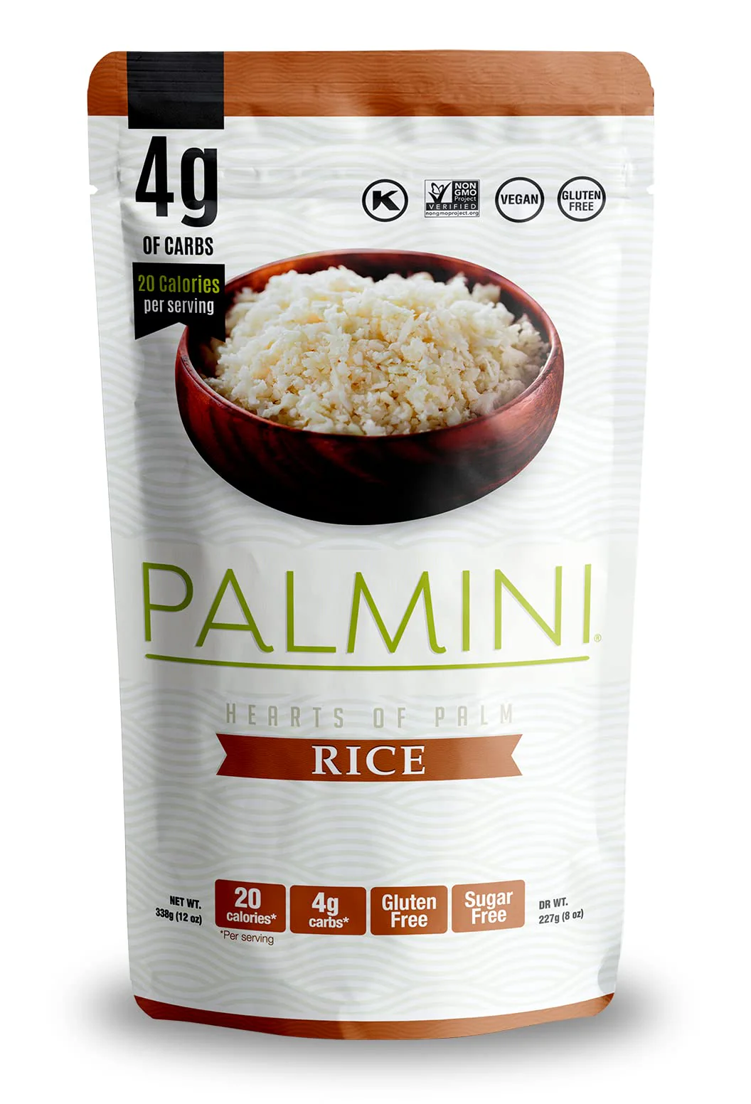 Palmini Rice | Low-Carb, Low-Calorie Hearts of Palm Rice | Keto, Gluten Free, Vegan, Non-GMO | As seen on Shark Tank | (12 Ounces Pouches - Pack of 3) - Image 7