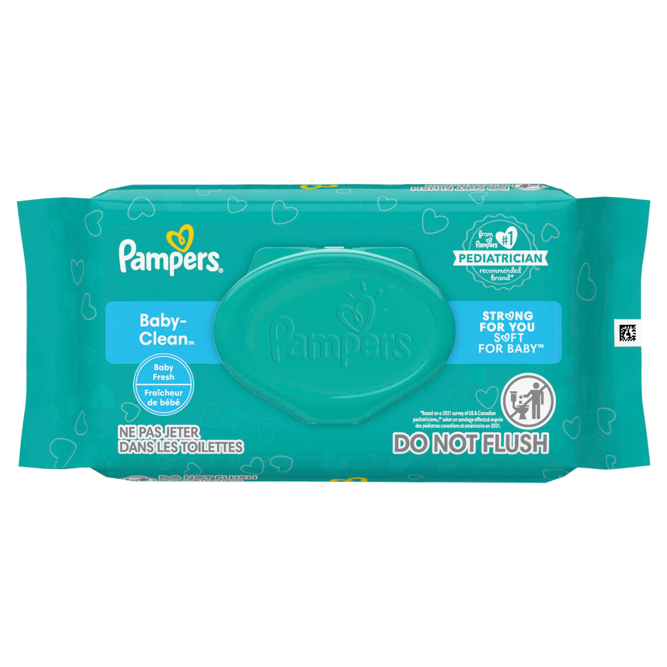 Pampers Baby Clean Wipes, Baby Fresh Scented - 72 Count - Image 3