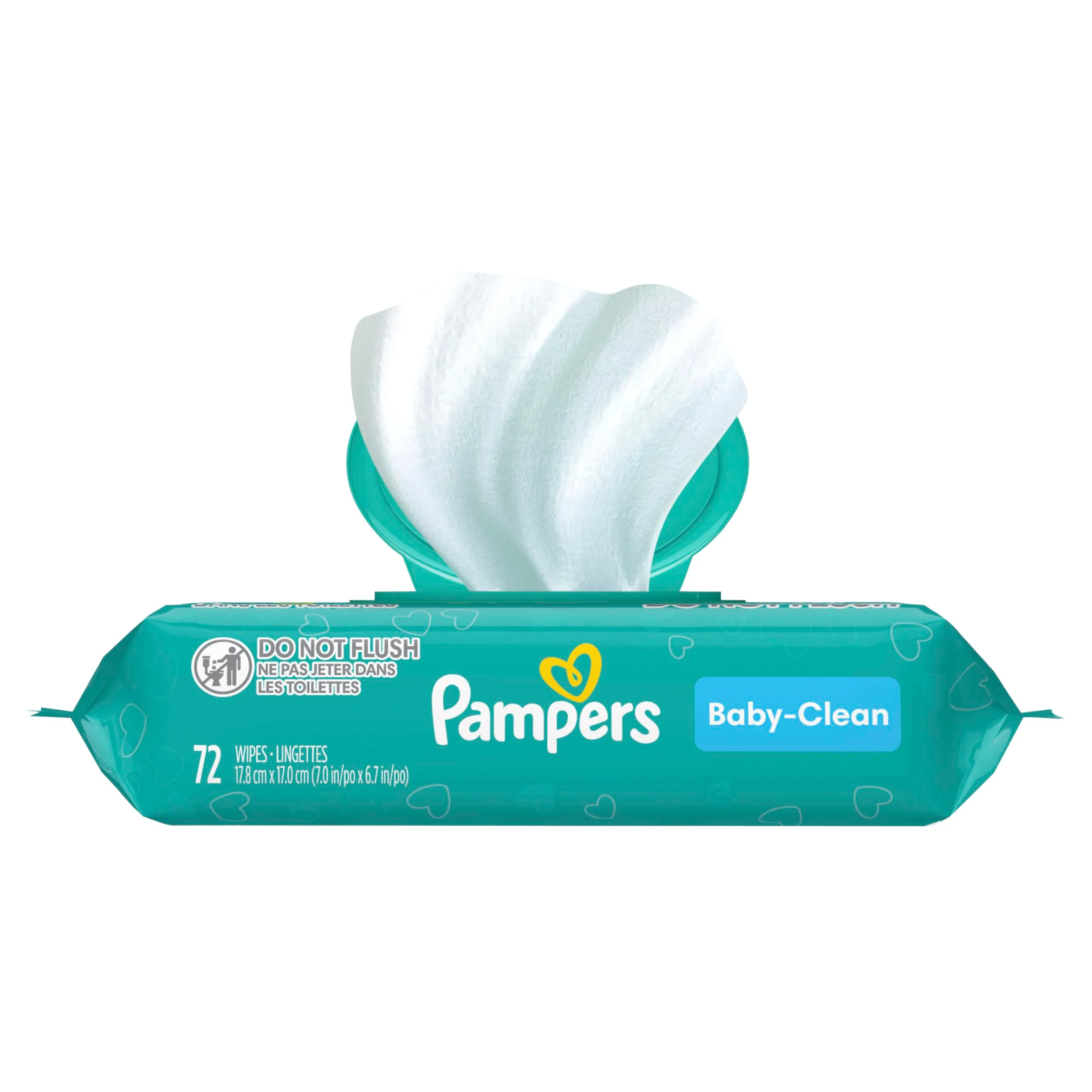 Pampers Baby Clean Wipes, Baby Fresh Scented - 72 Count - Image 4