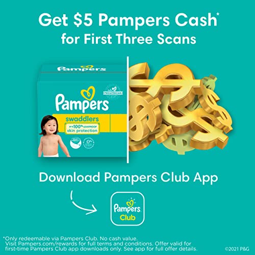 Pampers Baby Dry Diapers - Size 4, 186 Count, Absorbent Disposable Diapers - Image 2