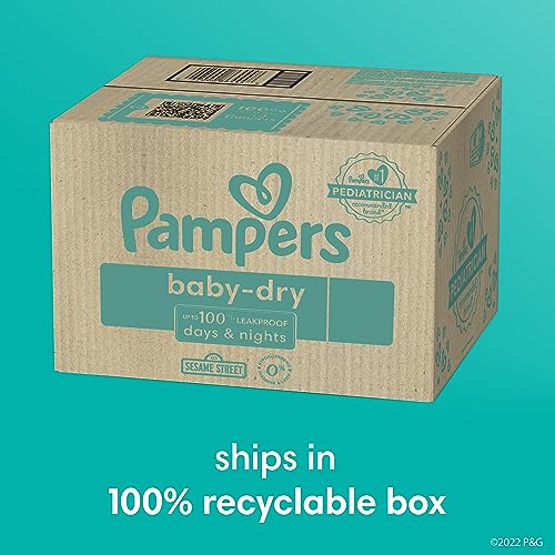 Pampers Baby Dry Diapers - Size 4, 186 Count, Absorbent Disposable Diapers - Image 9