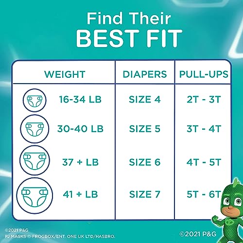 Pampers Easy Ups Boys & Girls Potty Training Pants - Size 5T-6T, 84 Count, Training Underwear - Image 4